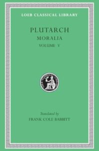 Cover of Plutarch Moralla Volume V
